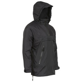 Veste imperméable doublée micro-polaire -noire- Highlander