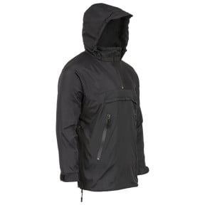 Veste imperméable doublée micro-polaire noire - Highlander