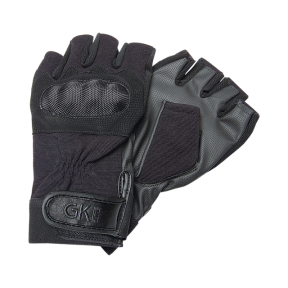 Schwarze Handschuhe mit Knöchelschutz - GK Pro