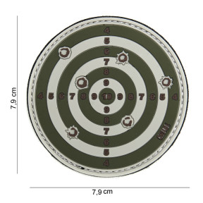 3D patch doelwit groen in PVC - 101 Inc