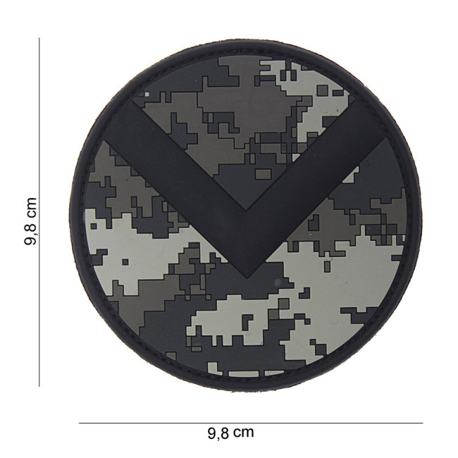 Patch 3D Spartan shield en PVC ACU - 101 Inc