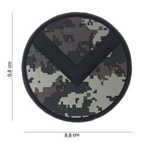 Patch 3D Spartan shield en PVC ACU - 101 Inc