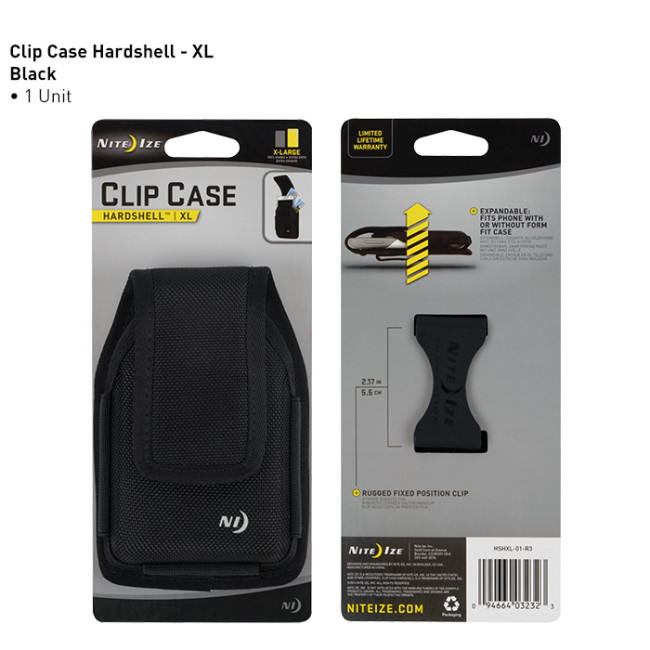 Hardshell Clip Case Handyhalterung schwarz - XL - Nite Ize