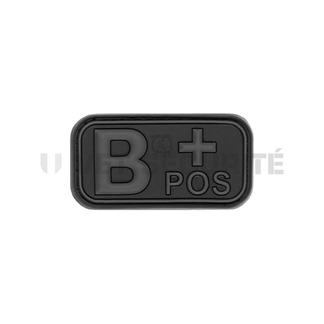 Patch rectangle groupe sanguin B+ blackops - JTG