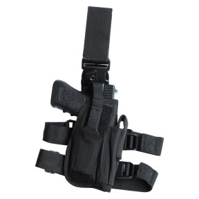 Fondina cosciale tattica - Nera - Kombat Tactical