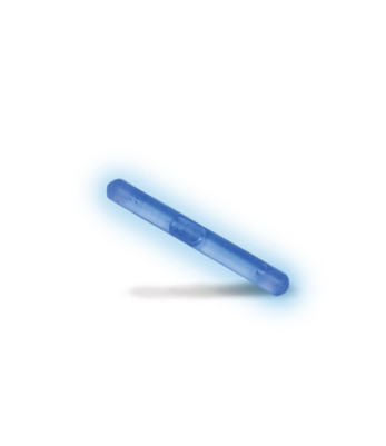 Bâton lumineux MINI 3.75 cm - 4 heures - bleu - Cyalume