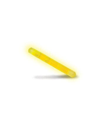 Bâton lumineux MINI 3.75 cm - 4 heures - jaune - Cyalume
