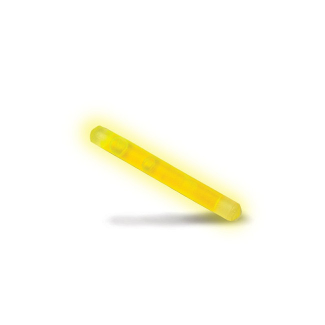 MINI lichtstaaf 3.75 cm - 4 uur - geel - Cyalume