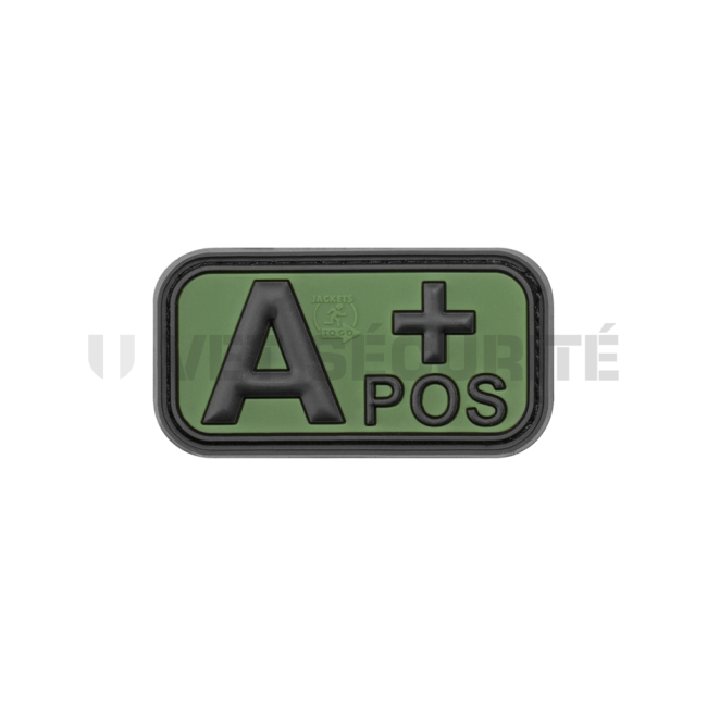 Patch groupe sanguin A+ Vert OD - JTG