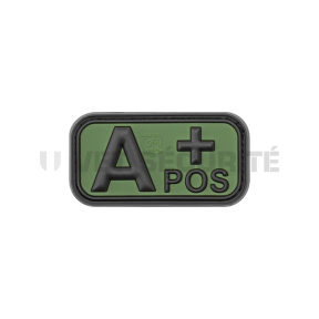 Patch bloedgroep A+ Groen OD - JTG