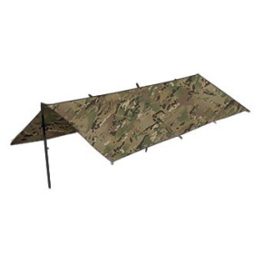 Plandeka wodoodporna Basha 2,5 x 1,7 m moro - Highlander