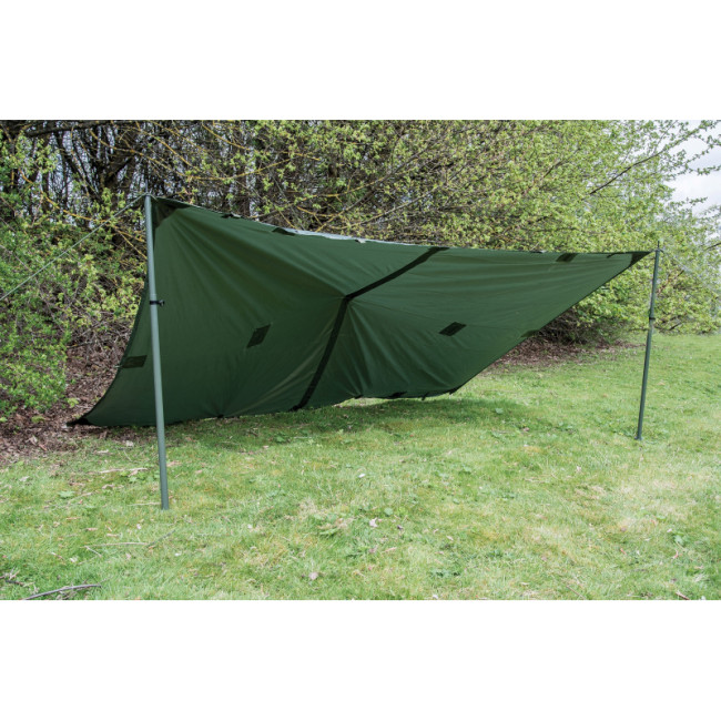 Bâche étanche Basha 2,5 x 1,7 m vert olive - Highlander