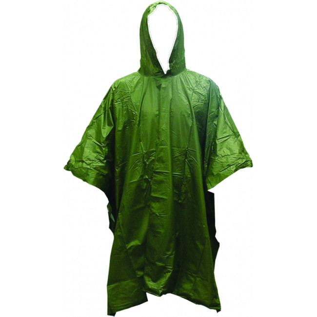 Poncho PVC oliwkowe - Highlander