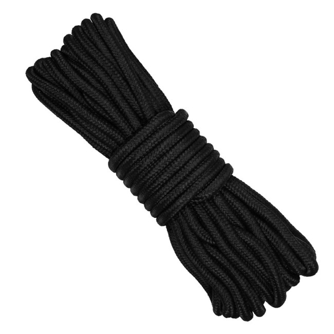Corde utilitaire 9 mm noir - Fosco Industries