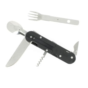 Couteau de poche multifonctions noir - Fosco Indusctries