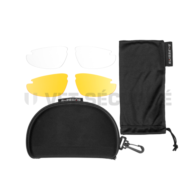 Ballistische und Sonnenbrille Apache Schwarz - Swisseye