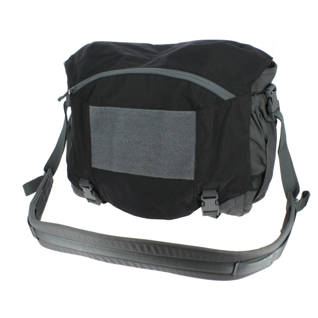 Große schwarze/graue Urban Messenger Bag - Helikon