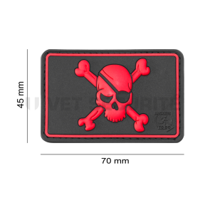 Patch Pirate Skull Rouge - JTG
