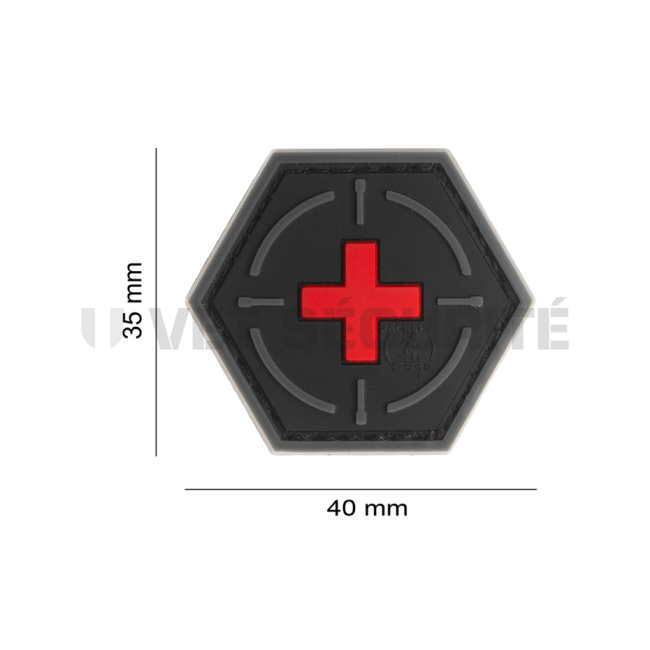 Taktisches Medic Patch rot und schwarz - JTG