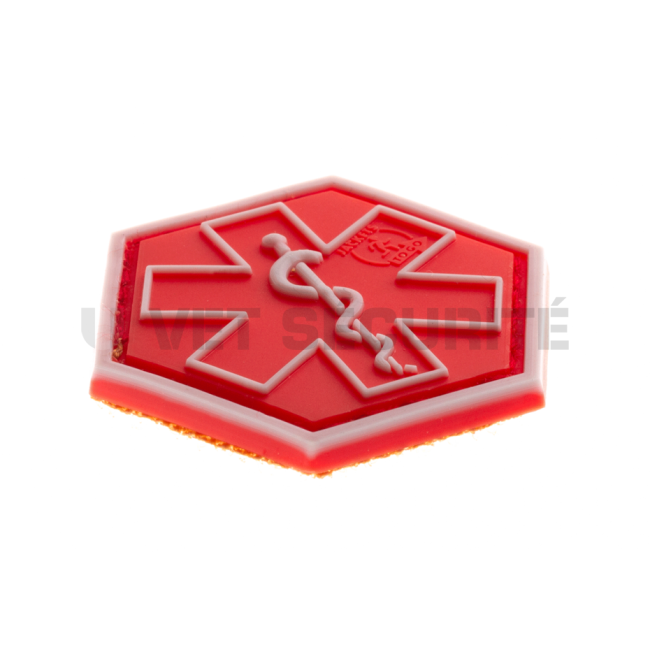 Patch hexagonal paramedical rouge - JTG 