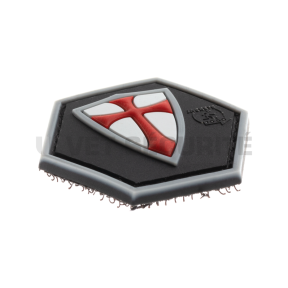 Hexagonaler Patch roter Templer-Schild - JTG