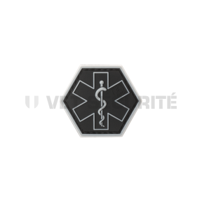 Patch hexagonal paramedical noir - JTG 