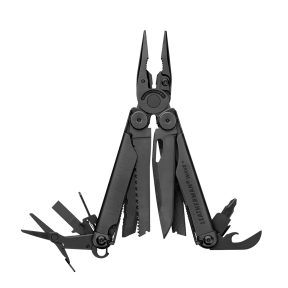 Obcęgi wielofunkcyjne 18 narzędzi Wave Plus czarny - Leatherman