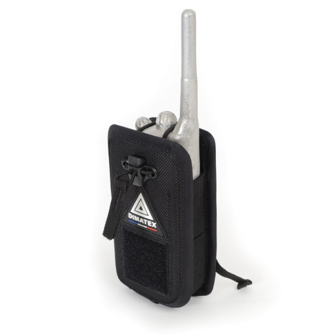 Porte radio Holster Molle Full black - Dimatex