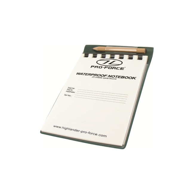 Carnet de notes waterproof 11 x 18 cm - Highlander