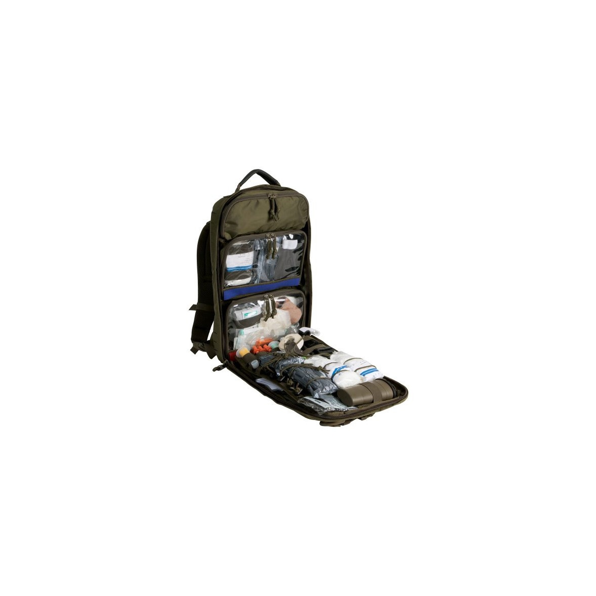 Sac à Dos Médical Tactique DERBY 20L - Olive Green - Premier Secours Et Traumatisme - Fabriqué Ukraine