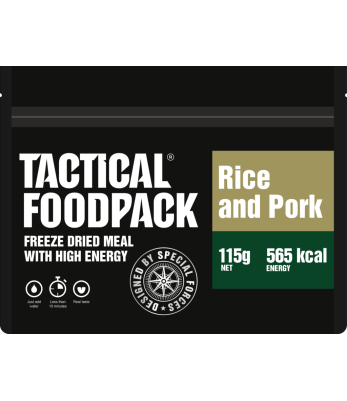 Repas Riz et Porc - Tactical Foodpack