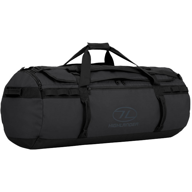 Wodoodporna torba podróżna STORM 120L czarna - Highlander