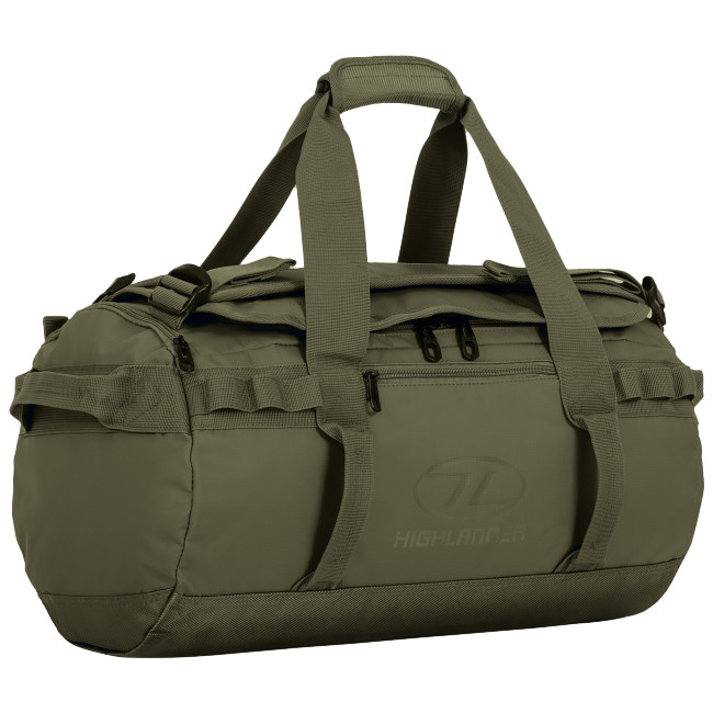 Sac de voyage imperméable STORM 45L vert olive - Highlander Sac de voyage imperméable STORM 45L vert olive - Highlander