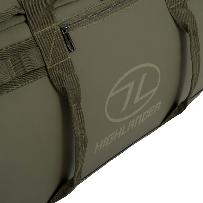Wasserdichter Reisetasche STORM 65L olivgrün - Highlander