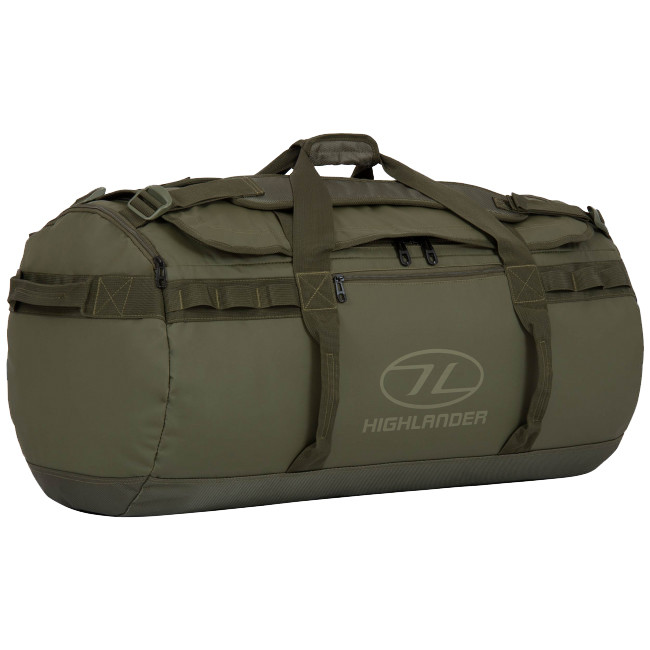 Sac de voyage imperméable STORM 90L vert olive - Highlander