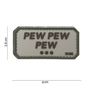 Patch 3D PVC "Pew Pew Pew" Cam - 101 Inc