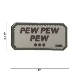 3D PVC-Patch "Pew Pew Pew" Cam - 101 Inc
