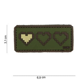 Patch 3D PVC "Last live" Groen - 101 Inc