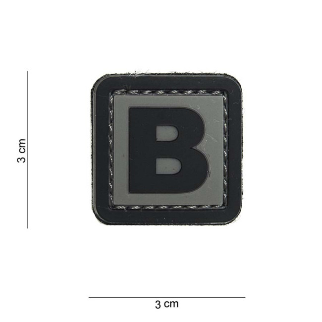 Patch 3D en PVC lettre F - 101 Inc Patch 3D en PVC lettre F - 101 Inc