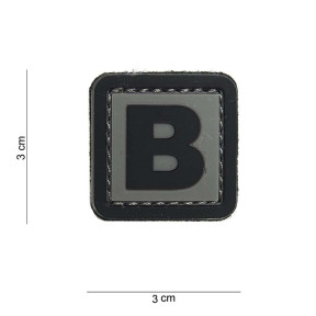 3D PVC-Patch Buchstabe B - 101 Inc