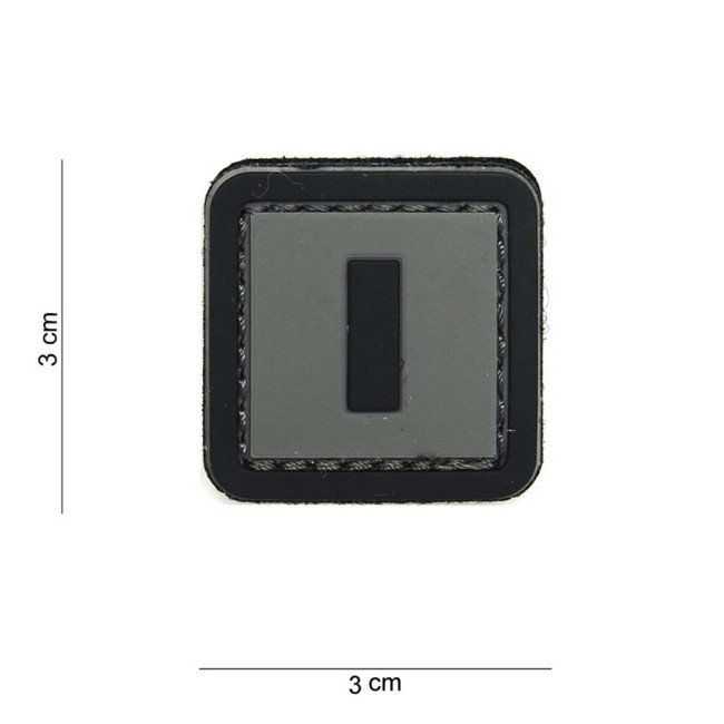 Patch 3D z PVC litera I - 101 Inc