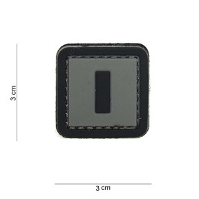 Patch 3D en PVC lettre I - 101 Inc
