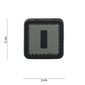 Patch 3D en PVC lettre D - 101 Inc