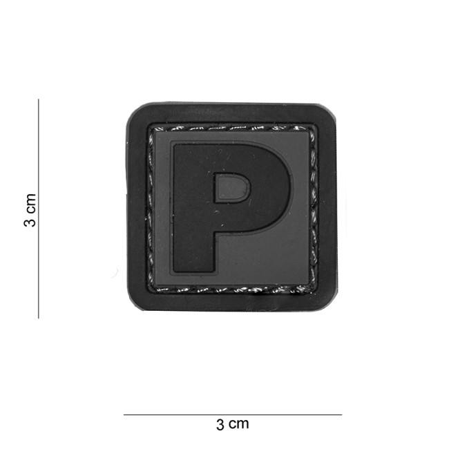 Patch 3D en PVC lettre N - 101 Inc