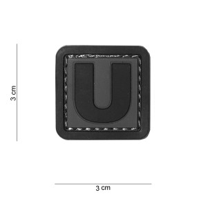 3D PVC-Patch Buchstabe U - 101 Inc
