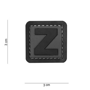 Patch 3D in PVC letter Z - 101 Inc
