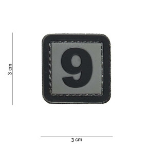 Patch 3D en PVC Chiffre 6 - 101 Inc
