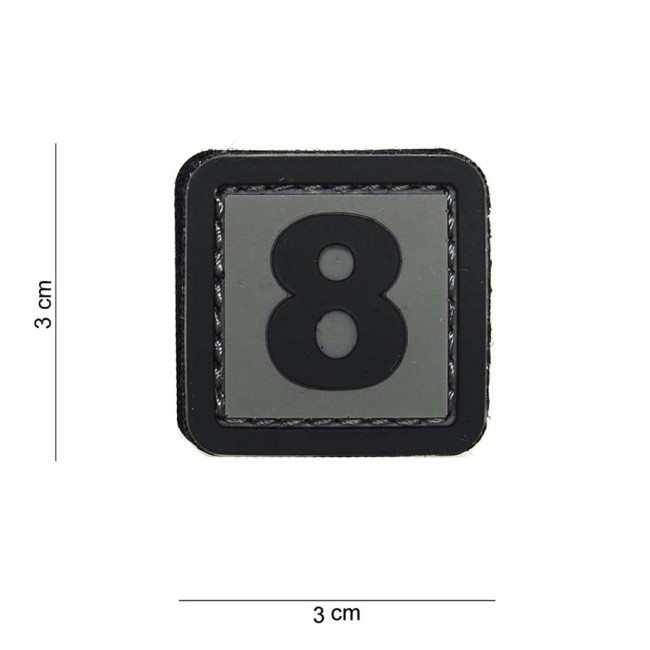 Patch 3D en PVC Chiffre 7 - 101 Inc Patch 3D en PVC Chiffre 7 - 101 Inc