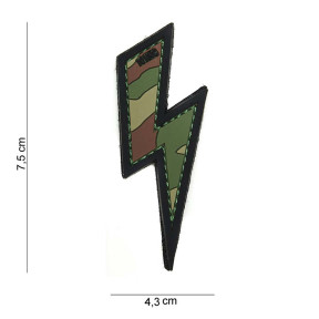 3D PVC-Patch "Blitz" Woodland - 101 Inc