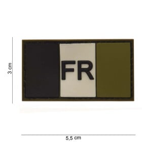 Naszywka 3D PVC Flaga Francji - 101 Inc